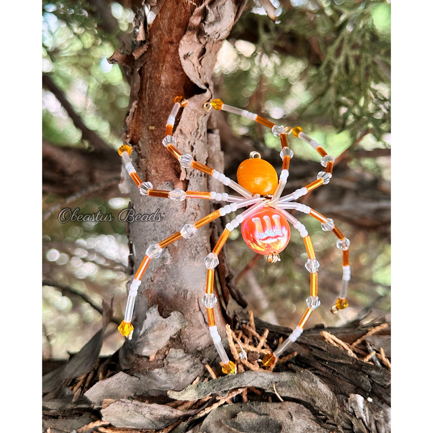 Candy Spiders - Beaded Halloween Decor