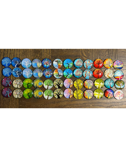 Beaded Badge Reel Set