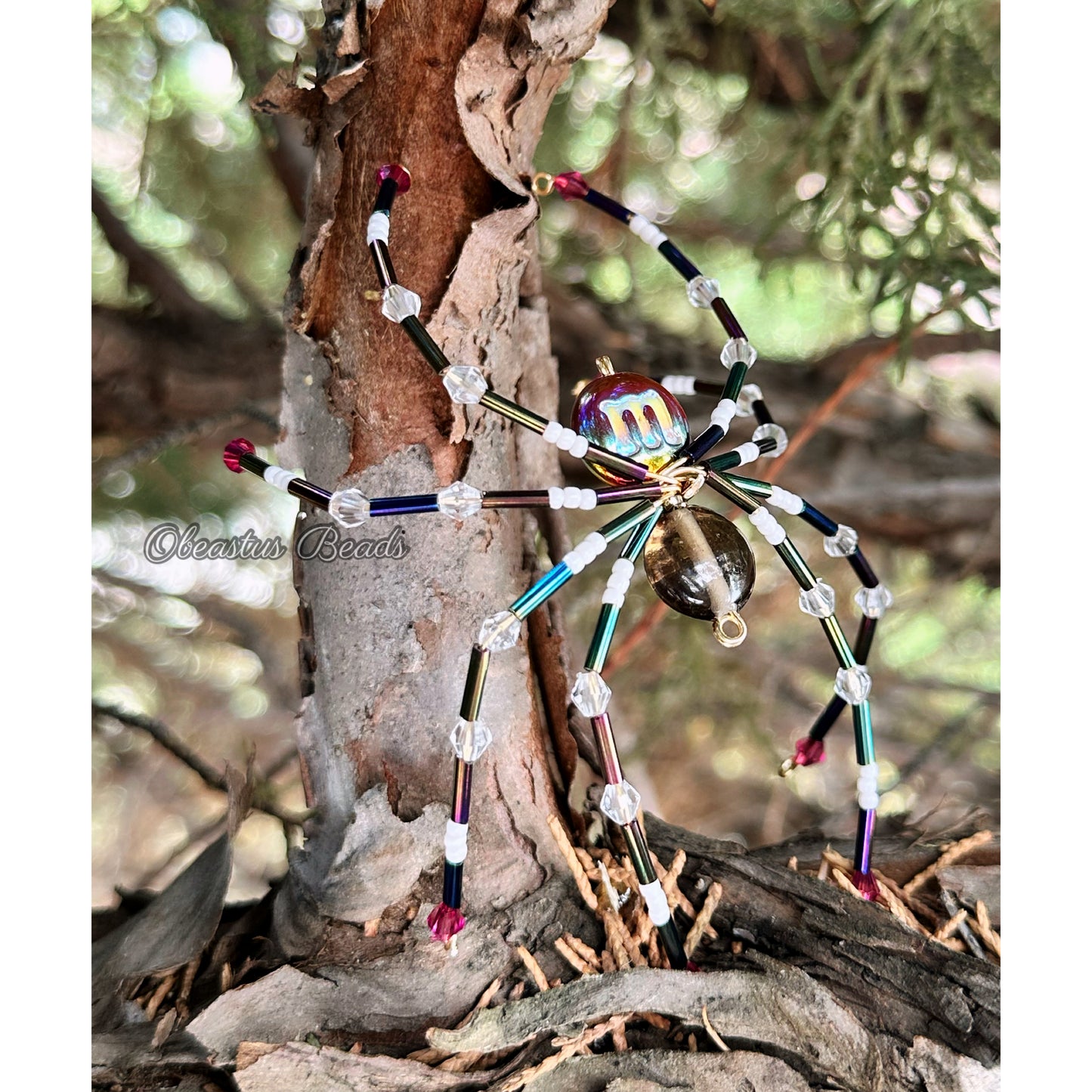 Candy Spiders - Beaded Halloween Decor