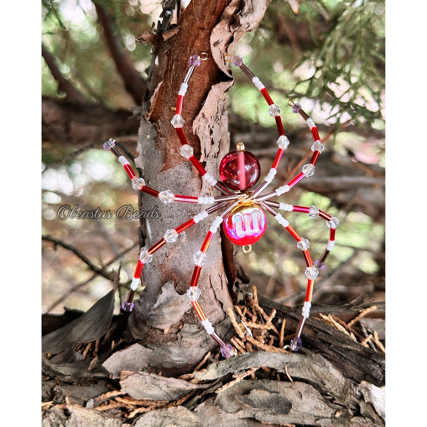 Candy Spiders - Beaded Halloween Decor