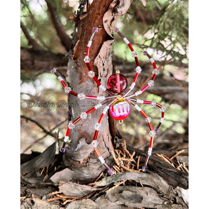Candy Spiders - Beaded Halloween Decor