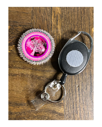 Beaded Badge Reel Set