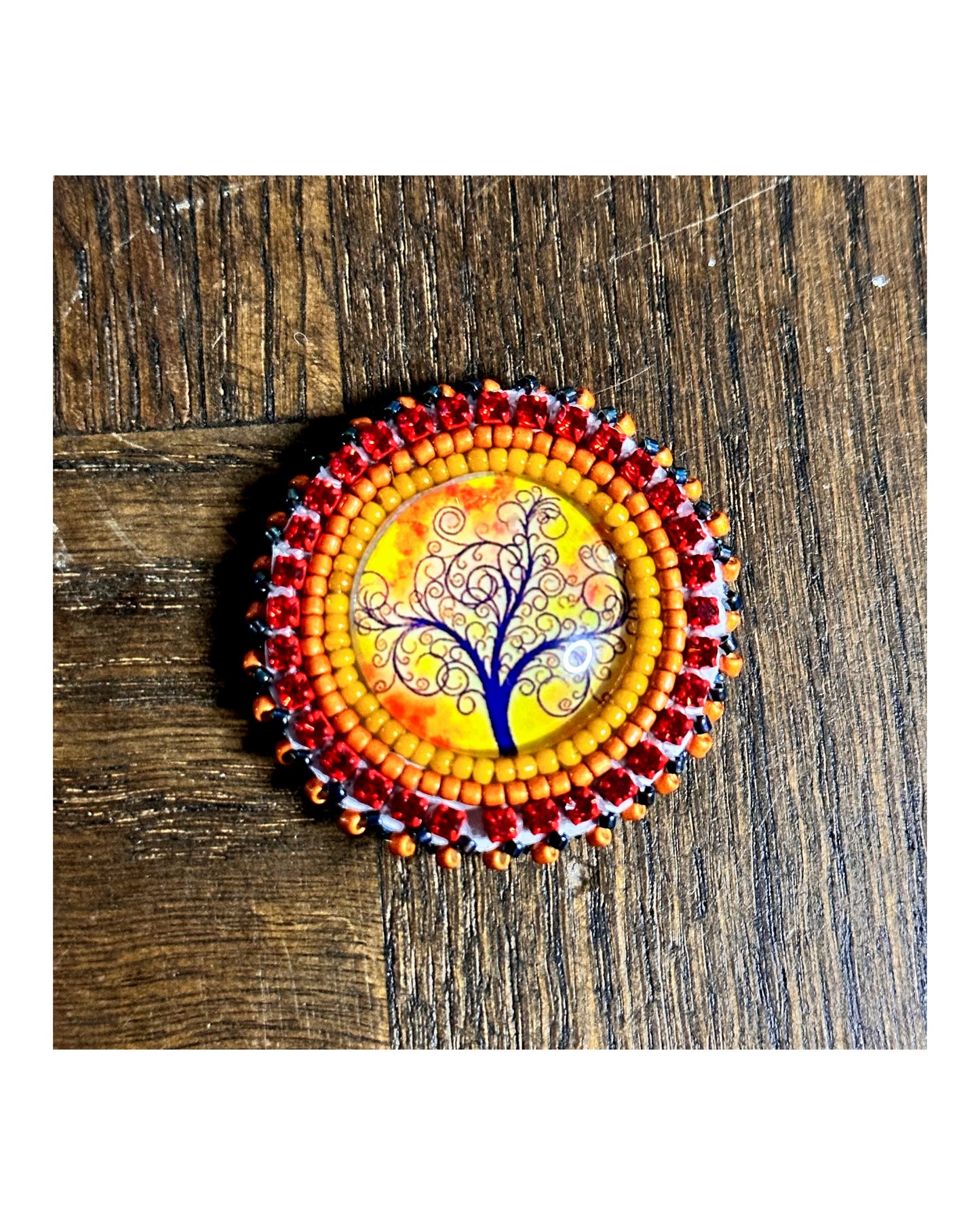 Beaded Badge Reel Tops - Tops Only