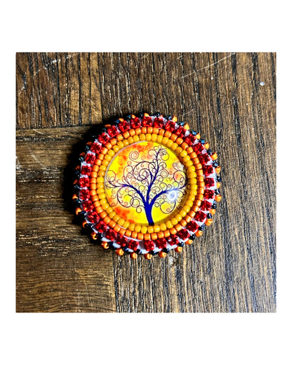 Beaded Badge Reel Tops - Tops Only