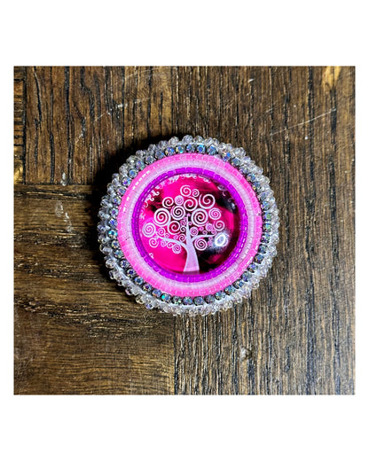 Beaded Badge Reel Tops - Tops Only